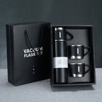 500ml 304 Stainless Steel Thermos Cup Portable Business Tea Cup,Spec:, Gift Box Set Gift Box Set Black