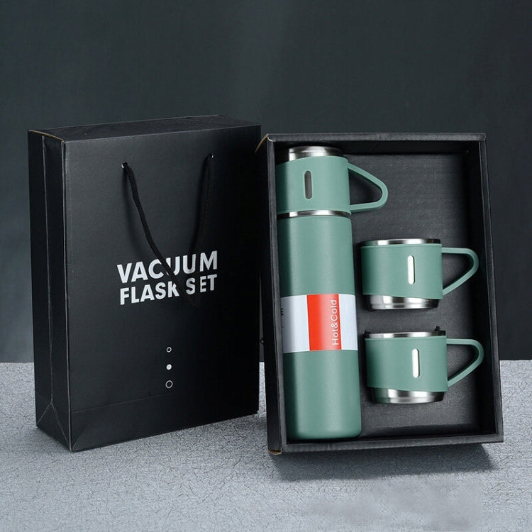 500ml 304 Stainless Steel Thermos Cup Portable Business Tea Cup,Spec:, Gift Box Set – Durable Build, Easy to Use Gift Box Set Green