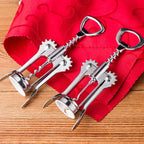 2 PCS Multifunctional Zinc Alloy Red Wine Bottle Opener Kitchen Supplies Gadgets, Zinc Alloy Bottle Opener Zinc Alloy Bottle Opener