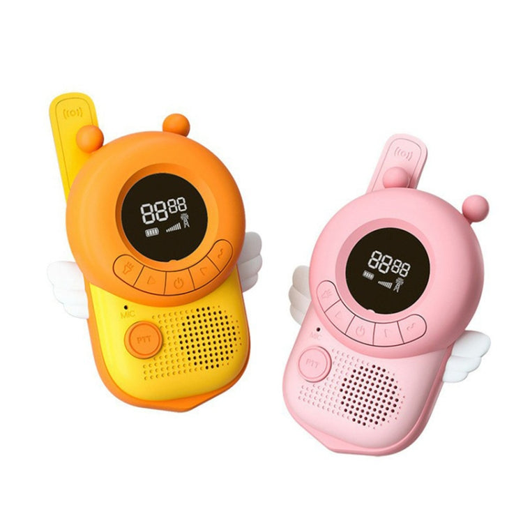 K22 Children Voice Transmission Walkie-Talkie Handheld Wireless Communication Outdoor Parent-Child Interactive Educational Toys, Style:, Without Battery Without Battery Bee