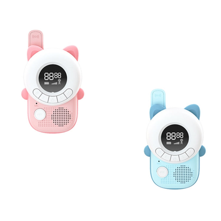 K22 Children Voice Transmission Walkie-Talkie Handheld Wireless Communication Outdoor Parent-Child Interactive Educational Toys, Style:, Without Battery – Lanyard Without Battery Cat