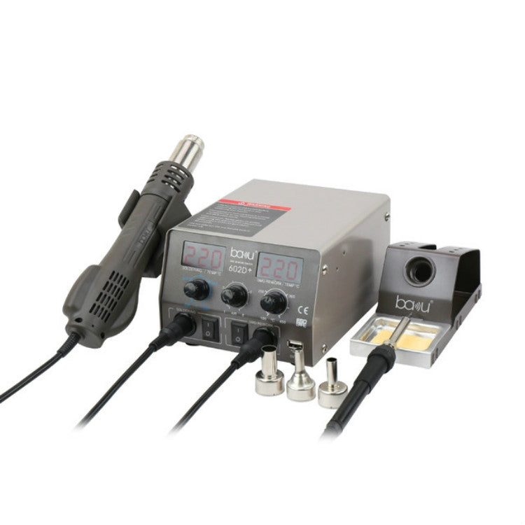 BAKU BA-602D+ Welding Station Set Dual Digital Display Mobile Phone Repair Tin Welding Tool, EU Plug, US Plug EU Plug