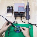 BAKU BA-602D+ Welding Station Set Dual Digital Display Mobile Phone Repair Tin Welding Tool, EU Plug, US Plug