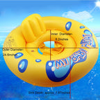 Infant Anti Backwards Swimming Seat Baby Inflatable Swimming ring, Inner Ring Diameter: 36cm