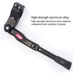 Bicycle Mountain Bike 26 Inch Aluminum Alloy Single Support Car Ladder Foot Support Parking Rack, 26 Inch Black – Wear-resistant, Aluminum Alloy, Non-slip