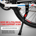Bicycle Mountain Bike 26 Inch Aluminum Alloy Single Support Car Ladder Foot Support Parking Rack, 26 Inch Black – Wear-resistant, Aluminum Alloy, Non-slip