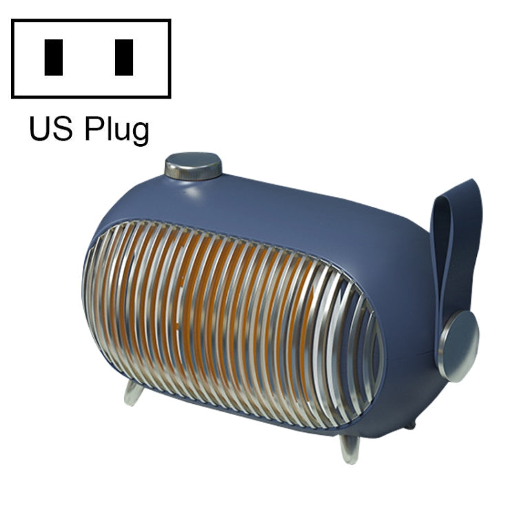 N301 Mini Heater Office Desk Silent Hot Air Heater Household Bedroom Heater, US Plug – Durable Build, Easy to Use US Plug Ink Blue
