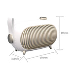 N301 Mini Heater Office Desk Silent Hot Air Heater Household Bedroom Heater, US Plug