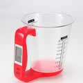 1000g / 1g Kitchen Electronic Scales Electronic Measuring Cup Baking DIY Measuring Tool, Red, Black Red Red