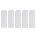 5PCS Acrylic Guitar Slide Tube Folk Slide Block, 28mm(Transparent), 51mm(Transparent), 60mm(Transparent), 70mm(Transparent) 28mm(Transparent)