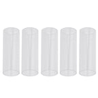 5PCS Acrylic Guitar Slide Tube Folk Slide Block, 28mm(Transparent), 51mm(Transparent), 60mm(Transparent), 70mm(Transparent) 28mm(Transparent)