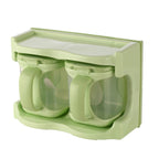 Plastic Seasoning Box Multi-purpose Combination Seasoning Rack Kitchen Supplies, One Grid, Two Grid, Three Grid, Four Grid