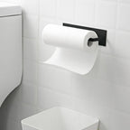 Punch-free Wall-mounted Bathroom Kitchen Roll Holder Towel Rack