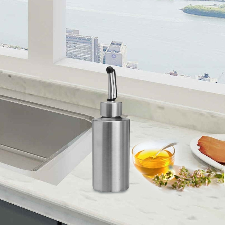 Cylindrical Seasoning Bottle Stainless Steel Oil Pot, 250 ml, 350 ml, 550 ml – Durable Build, Easy to Use 250 ml A