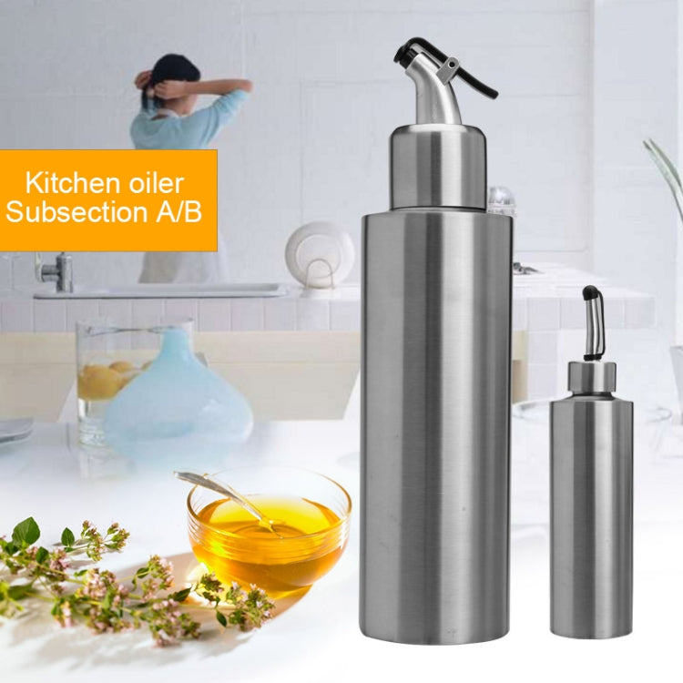 Cylindrical Seasoning Bottle Stainless Steel Oil Pot, 250 ml, 350 ml, 550 ml – Durable Build, Easy to Use
