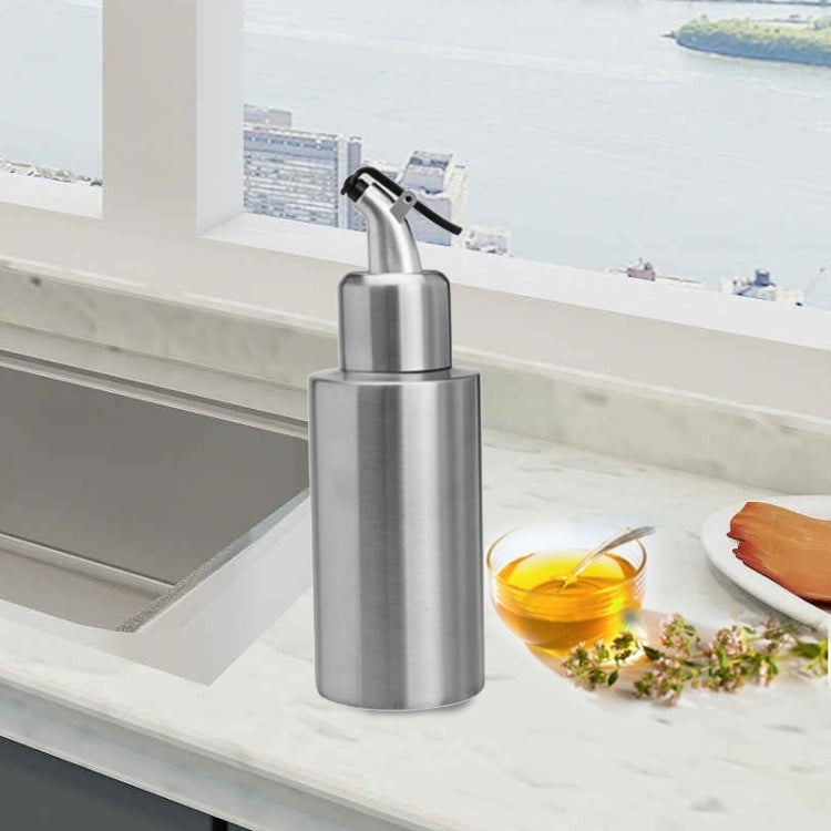 Cylindrical Seasoning Bottle Stainless Steel Oil Pot, 250 ml, 350 ml, 550 ml – Durable Build, Easy to Use 350 ml B
