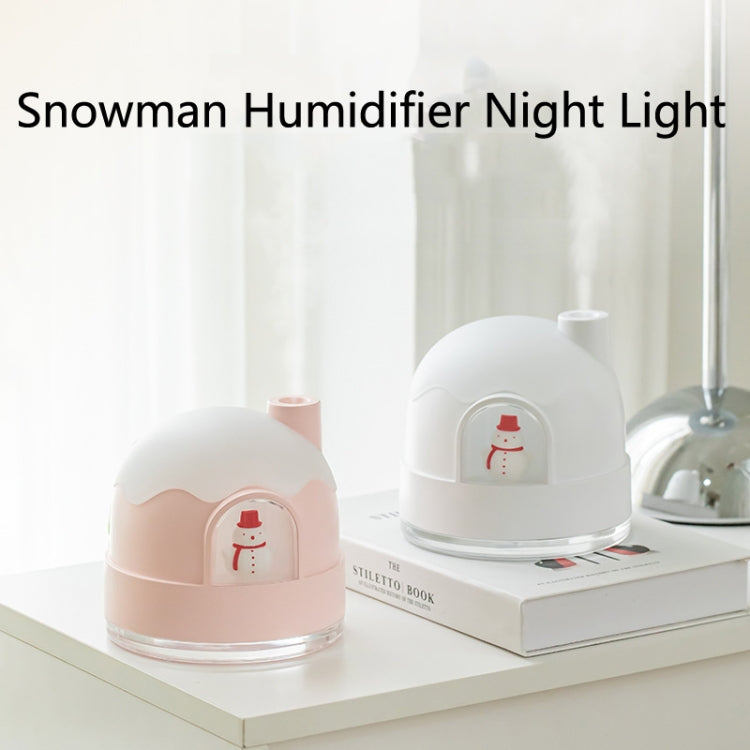 Snowman Humidifier Night Light USB Mute Cute Desktop Air Mini Atomizer Air Humidifier, ZAY-H006 Plug-in, ZAY-H006 Charge – Durable Build, Easy to Use
