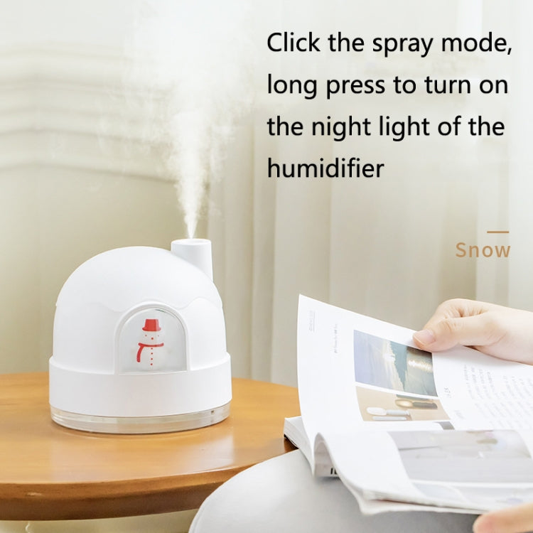 Snowman Humidifier Night Light USB Mute Cute Desktop Air Mini Atomizer Air Humidifier, ZAY-H006 Plug-in, ZAY-H006 Charge – Durable Build, Easy to Use