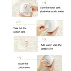 Snowman Humidifier Night Light USB Mute Cute Desktop Air Mini Atomizer Air Humidifier, ZAY-H006 Plug-in, ZAY-H006 Charge – Durable Build, Easy to Use
