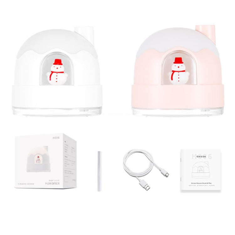 Snowman Humidifier Night Light USB Mute Cute Desktop Air Mini Atomizer Air Humidifier, ZAY-H006 Plug-in, ZAY-H006 Charge – Durable Build, Easy to Use