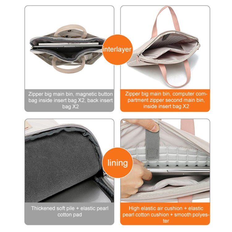 For MacBook 15.6-16.1 Inches MAHOO 10188 Ultra-Thin Hand Computer Bag Messenger Laptop Bag, Khaki, Dark Blue, Gray, Gray+Gray PU Power Bag, Dark Blue+Black PU Power Bag, Khaki+Gray PU Power Bag, Gray+Gray Mouse Pad, Dark Blue+Black Mouse Pad... –...