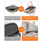 For MacBook 15.6-16.1 Inches MAHOO 10188 Ultra-Thin Hand Computer Bag Messenger Laptop Bag, Khaki, Dark Blue, Gray, Gray+Gray PU Power Bag, Dark Blue+Black PU Power Bag, Khaki+Gray PU Power Bag, Gray+Gray Mouse Pad, Dark Blue+Black Mouse Pad... –...