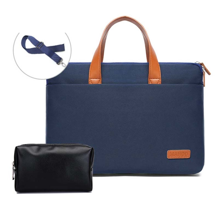 For MacBook 15.6-16.1 Inches MAHOO 10188 Ultra-Thin Hand Computer Bag Messenger Laptop Bag, Khaki, Dark Blue, Gray, Gray+Gray PU Power Bag, Dark Blue+Black PU Power Bag, Khaki+Gray PU Power Bag, Gray+Gray Mouse Pad, Dark Blue+Black Mouse Pad... –... Dark Blue+Black PU Power Bag