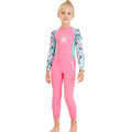 DIVE & SAIL M150556K Shell Pattern Children Diving Suit One-piece Swimsuit Snorkeling Surfing Anti-jellyfish Clothing, S, M, L, XL, XXL S Pink