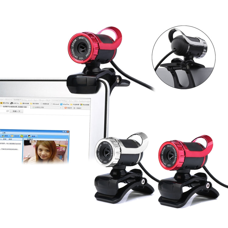 HXSJ A859 480P Computer Network Course Camera Video USB Camera Built-in Sound-absorbing Microphone, Red, Black, No Camera Function Black, No Camera Function Red – Durable Build, Easy to Use
