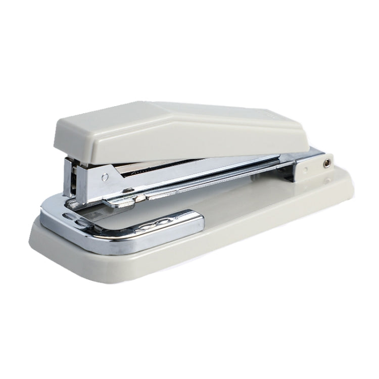 Deli 0414 Stapler Portable Rotatable Stapler 0012 Staple Nail White