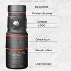 FEIRSH 12x50 High-Definition Low-Light Night Vision Monoculars Concert Mobile Phone Camera Binoculars, T01 12x50