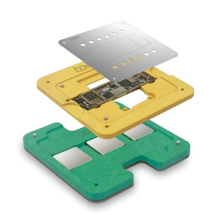 BaKu 3D BGA CPU Tin Planting Mesh Motherboard Repair Tin Planting Table For IPhone A11, BaKu For IPhone A11 – Durable Build, Easy to Use BaKu For IPhone A11