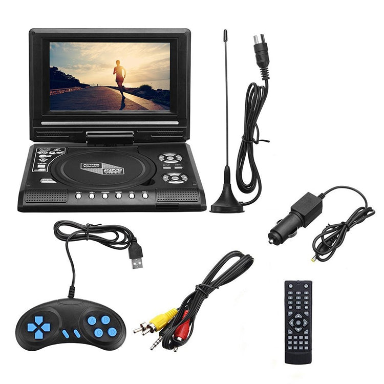 7.8 inch Portable DVD with TV Player, Support SD / MMC Card / Game Function / USB Port, 7.8 inch UK Plug, 7.8 inch AU Plug, 7.8 inch EU Plug, 7.8 inch US Plug