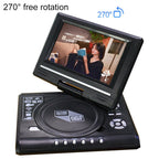 7.8 inch Portable DVD with TV Player, Support SD / MMC Card / Game Function / USB Port, 7.8 inch UK Plug, 7.8 inch AU Plug, 7.8 inch EU Plug, 7.8 inch US Plug