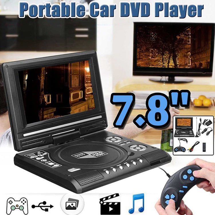 7.8 inch Portable DVD with TV Player, Support SD / MMC Card / Game Function / USB Port, 7.8 inch UK Plug, 7.8 inch AU Plug, 7.8 inch EU Plug, 7.8 inch US Plug