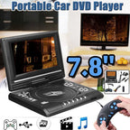 7.8 inch Portable DVD with TV Player, Support SD / MMC Card / Game Function / USB Port, 7.8 inch UK Plug, 7.8 inch AU Plug, 7.8 inch EU Plug, 7.8 inch US Plug