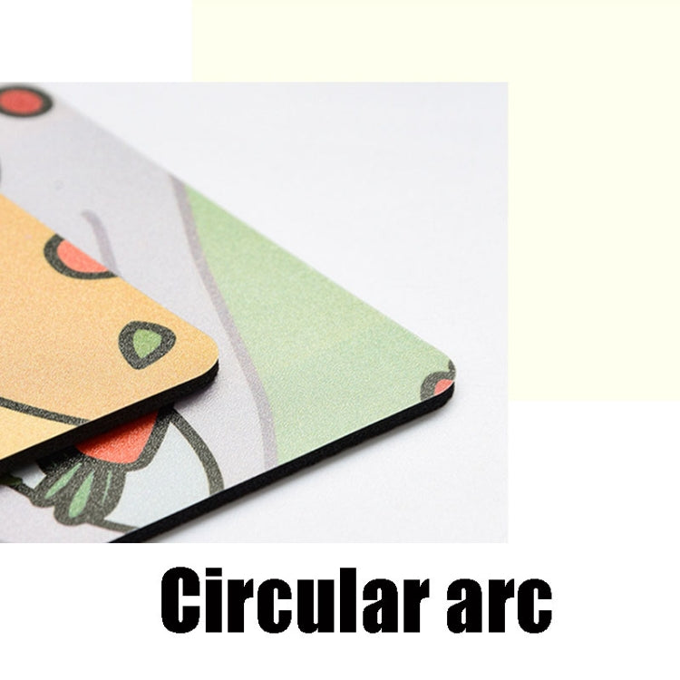 5 PCS Creative Cute Cartoon Rabbit Girl Mouse Pad Laptop Student Mouse Pad, Sofa, Hide and seek, Sleeping, Eating – Wear-resistant, Non-slip