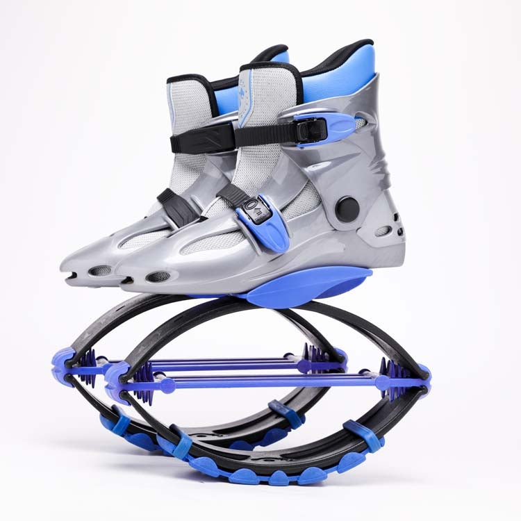 Jumping Shoes Adult Childrens Spring Shoes Fitness Jumping Shoes, S, M, L – Leather, TPU S Gray Blue
