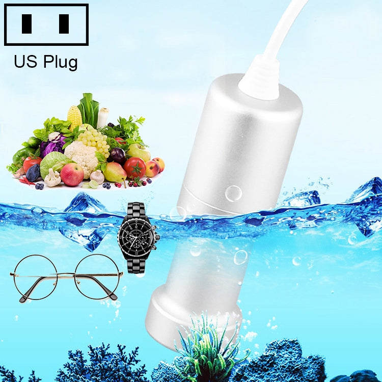 JeKen CE-9600 Household Ultrasonic Cleaner Vegetable Washing Glasses Watch Jewelry Cleaner, US Plug, EU Plug, AU Plug, UK Plug US Plug