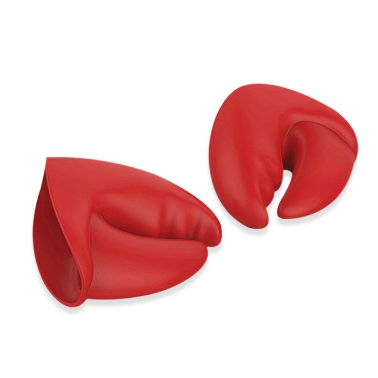 One Pair Lobster Tongs Heat Insulation Gloves Kitchen High Temperature Resistant Silicone Anti-scald Hand Clips, Insulation Gloves Insulation Gloves