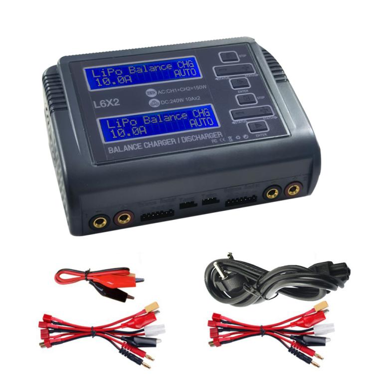 HTRC C240 Balanced Lithium Battery Charger Remote Control Airplane Toy Charger, EU Plug EU Plug