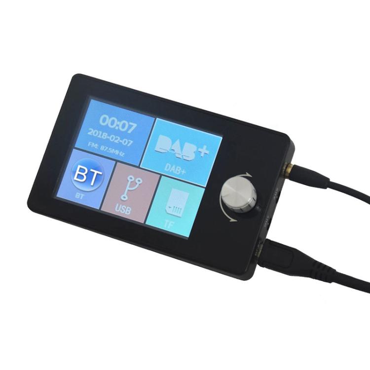 2.8 inch Car DAB+Digital Broadcasting Colorful Screen Receiver FM Forwarding AUX Output, 2.8 inch – Bluetooth, TPU