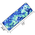 Microfiber Eco-friendly Non-slip Towel Foldable Yoga Mat Sports Drape, Size: 183 x 63cm, 183 x 63cm Green, 183 x 63cm Dark Blue), 183 x 63cm Purple, 183 x 63cm Yellow