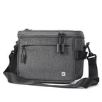 Rhinowalk Bicycle Front Handle Bag Camera Bag Waterproof 7.5 inch Large Touch Screen Navigation Mobile Phone Bag Bicycle Bag, Dark Gray, Carbon Fiber Black Green, Matt Full Black, Matt Black Green Dark Gray