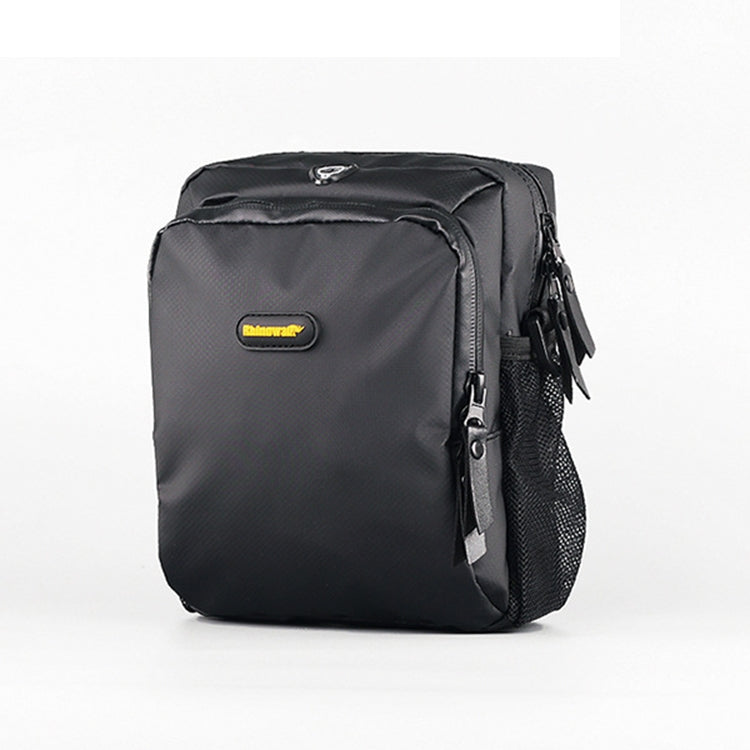 Rhinowalk Bicycle Front Bag Waterproof Handlebar Bag Folding Bike Front Bag Large Capacity Riding Bag, Matt Black, Carbon Fiber Pattern