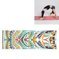 Portable Printed Non-slip Environmental Protection Yoga Mat Drape, Size: 185 x 63cm, Practitioner, Tibetan Green Lotus, Huilongqing, Mandolin, Green Lucky Elephant, Red Heart Lotus, Saint Golden Wolf, Sacred Heart Lotus, Century Lotus, Powder Bit Line ... Practitioner