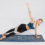 Portable Printed Non-slip Environmental Protection Yoga Mat Drape, Size: 185 x 63cm, Practitioner, Tibetan Green Lotus, Huilongqing, Mandolin, Green Lucky Elephant, Red Heart Lotus, Saint Golden Wolf, Sacred Heart Lotus, Century Lotus, Powder Bit Line ...