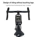 Rhinowalk Bicycle Front Tube Bag Waterproof Mobile Phone Touch Screen Multi-function Bicycle Handlebar Bag, Carbon Fiber Black, Matt Black