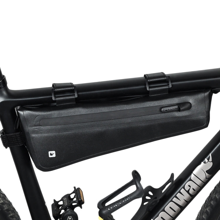 Rhinowalk Bicycle Front Beam Triangle Bag TPU Waterproof Mountain Road Bike Long-distance Riding Saddle Bag, Rhinowalk 2.2L Bicycle Front Beam Bag Rhinowalk 2.2L Bicycle Front Beam Bag