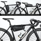 Rhinowalk Bicycle Front Beam Triangle Bag TPU Waterproof Mountain Road Bike Long-distance Riding Saddle Bag, Rhinowalk 2.2L Bicycle Front Beam Bag